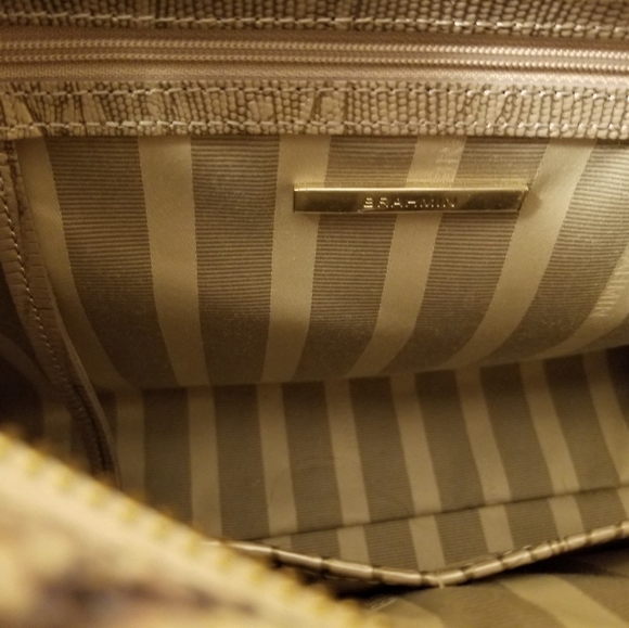 Brahmin Priscilla Pearl Lummus Leather Satchel with Matching Wallet - Picture 13 of 16